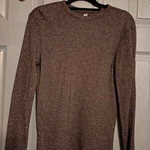 H&M Men's Dark Grey Crewneck Sweater